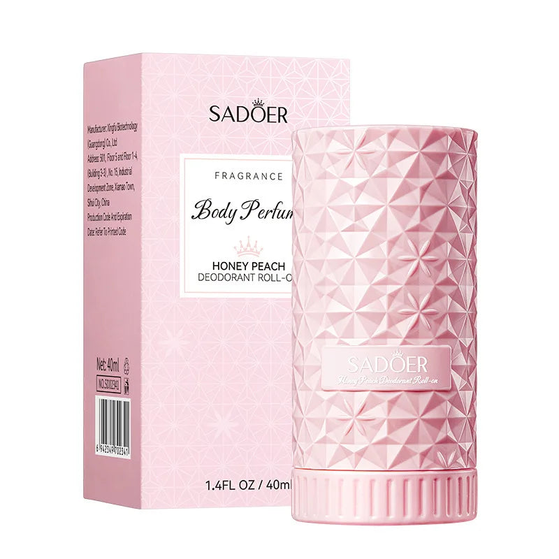 Peach Extract Body Perfume Roll-on Deodorant Long Lasting Fragrance Qme Peach