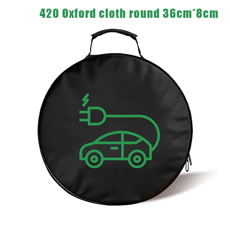 Electric Vehicle Charging Cable Bag Car Charger Storage Auto Trunk Qme A1