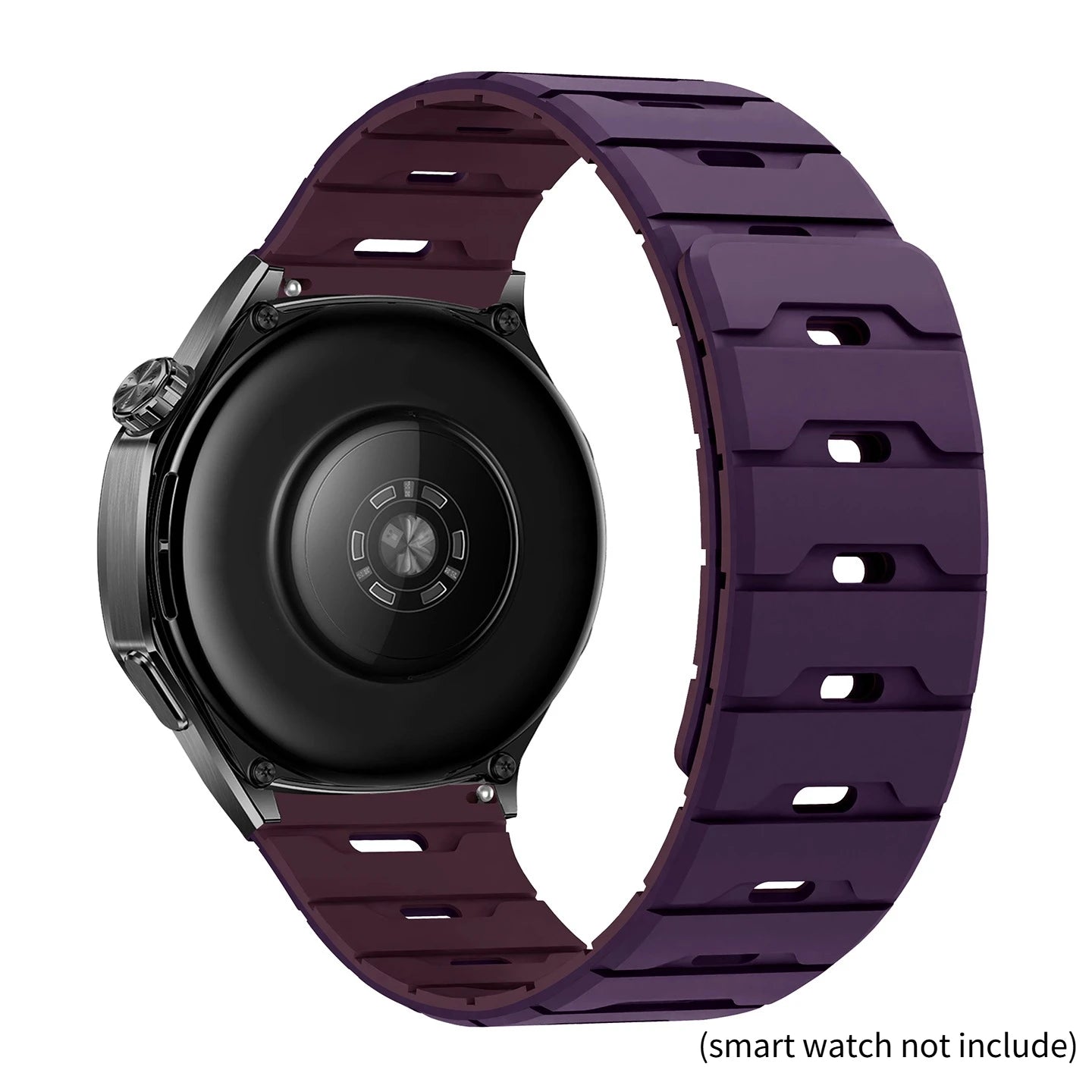 18mm 20mm 22mm Silicone Strap For Huawei GT6 Pro 46mm Magnetic Band For Samsung Galaxy Watch 7 6 5 4 40MM 44MM Qme Purple 22mm Universal band