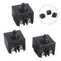 3Pieces Replacement Push Button Switch For For Bosch For GWS6100 Angle Grinder Polisher Compatible Switch Parts For Power Tool Qme Default Title