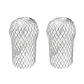 2/4/6Pcs Gutters Filte Mesh Aluminum Outdoor Leaf Debris Mud Gutter Guard Drain Net Cover Anti-blocking Gutter Cleaning Tools Qme 2Pcs