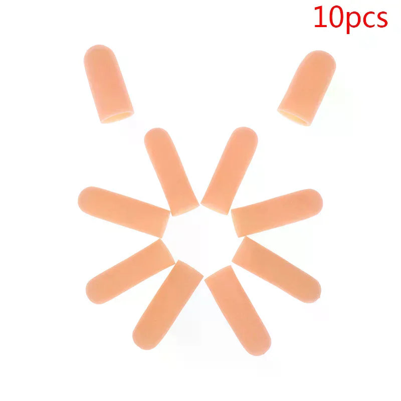 Silicone Gel Tube Hand Bandage Finger Protector Anti-cut Heat Qme