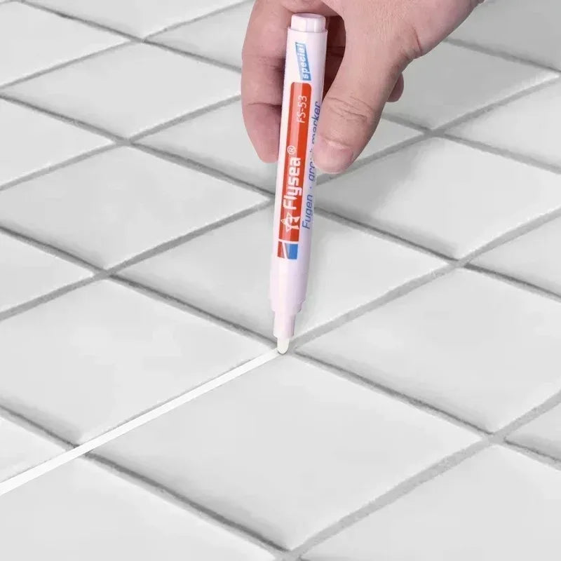 10/20Pcs Waterproof Grout Pen Tile Marker Wall Seam Pen for Tile Floor Bathroom Kitchen Decontamination Seam Repair Tools Qme