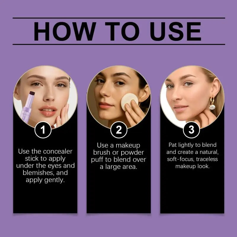 Natural Concealer Scarring Waterproof Sweat Resistant Face Makeup Qme
