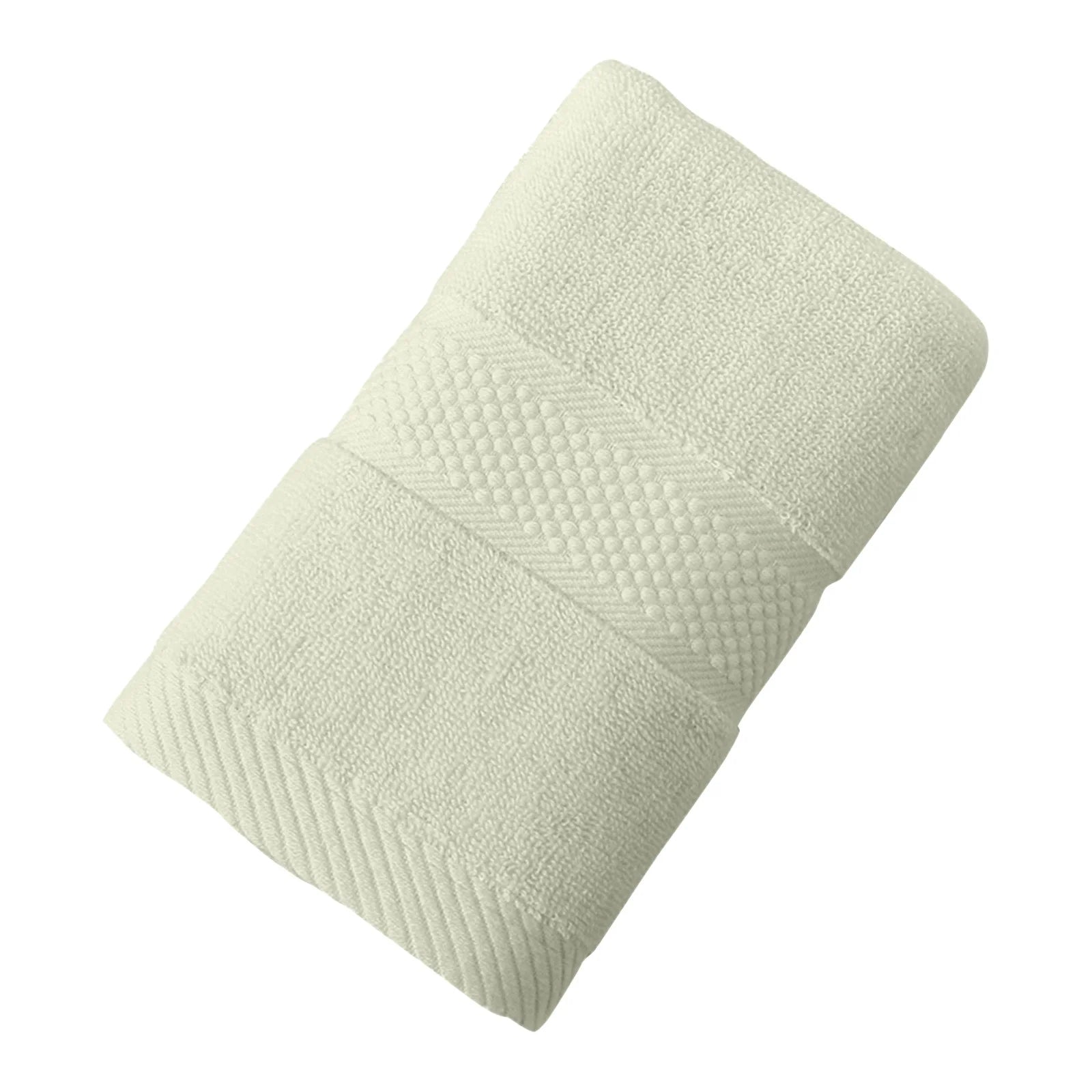 Thicken Outdoor Swimming Quick Absorbent Cotton Towels Soft Skin-friendly Face Bathing Towel Multifunction Towel Qme White One Size