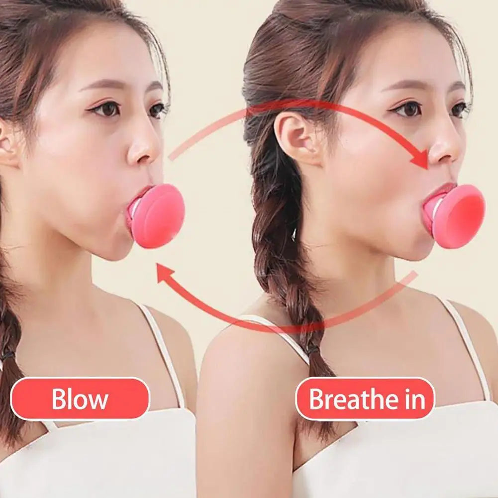 Silicone Mouth Jaw Exerciser V Face Lifting Tool Slimming Thin Face Double Breath Removal V Wrinkle Chin Lifting Exerciser M7H6 Qme