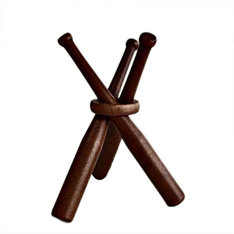 Can Be Used As Logo Baseball Bat Miniature Wooden Round Solid Stick Qme
