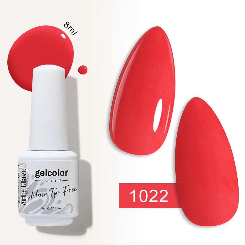 Arte Clavo Semi-permanent Gel Nail Varnish 180 Colors Semipermanent