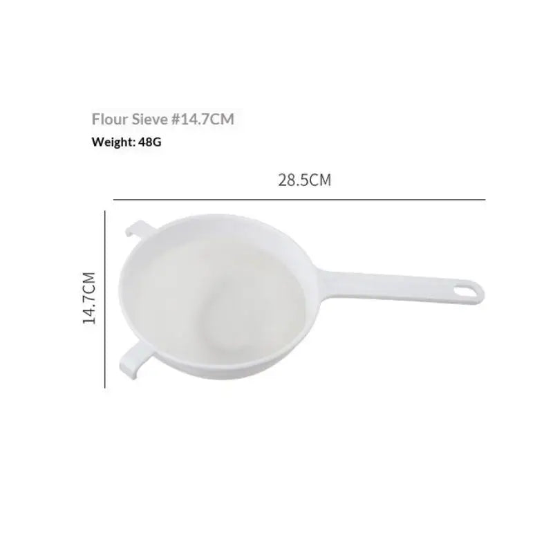 Coffee Filter Colanders Tools Plastic Fine Mesh Spoon Strainer Qme 15cm