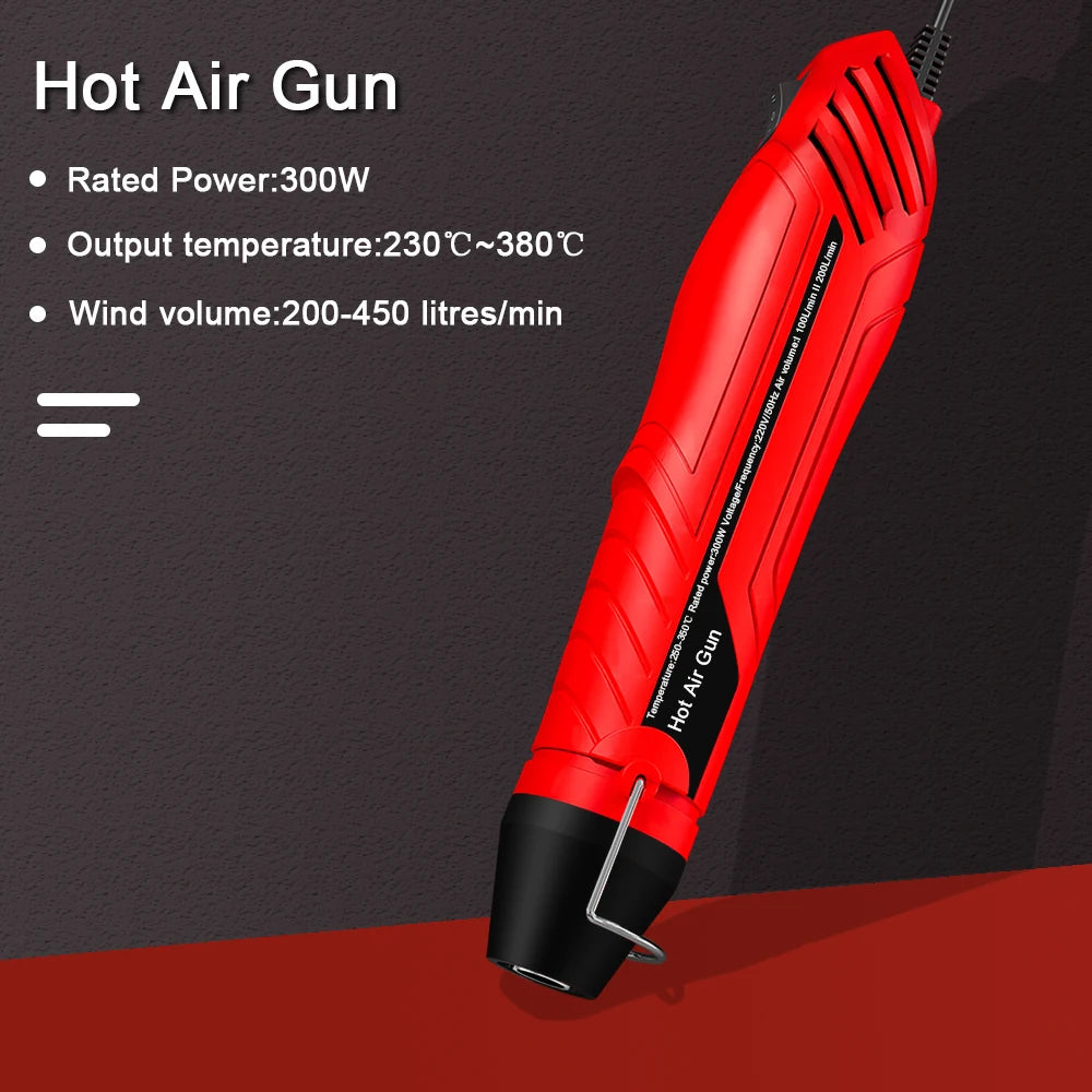 300W Air Gun DIY Soldering Temperature Blower Electric Power Dryer Qme