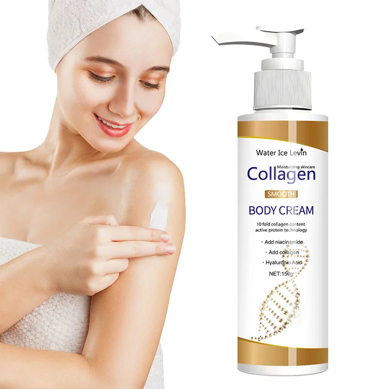 Collagen Firming Moisturizing Cream, Suitable for All Skin Types, Unisex, Makes Skin Look Smoother, Firmer, and Younger Qme