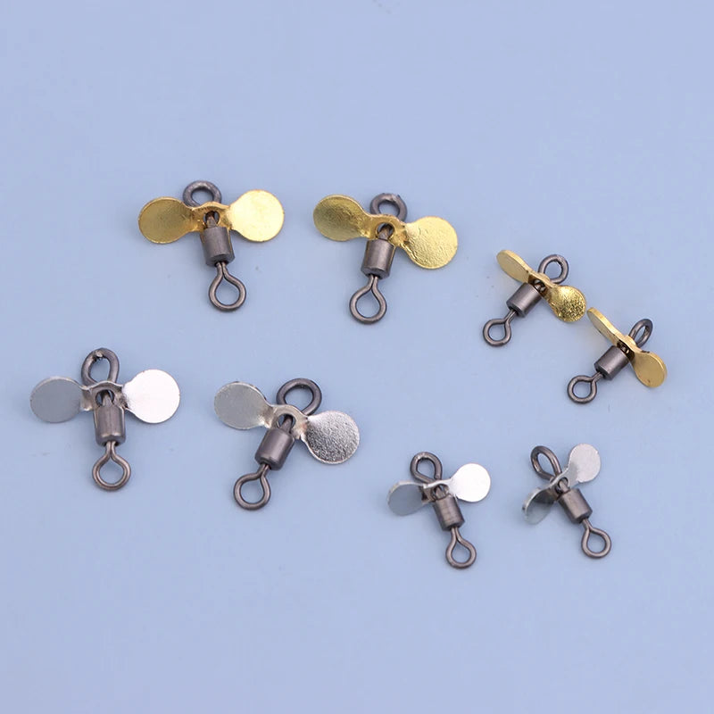 Plug Casting Fishing Propeller Blade Turbo Spinner Blades DIY Lure Qme