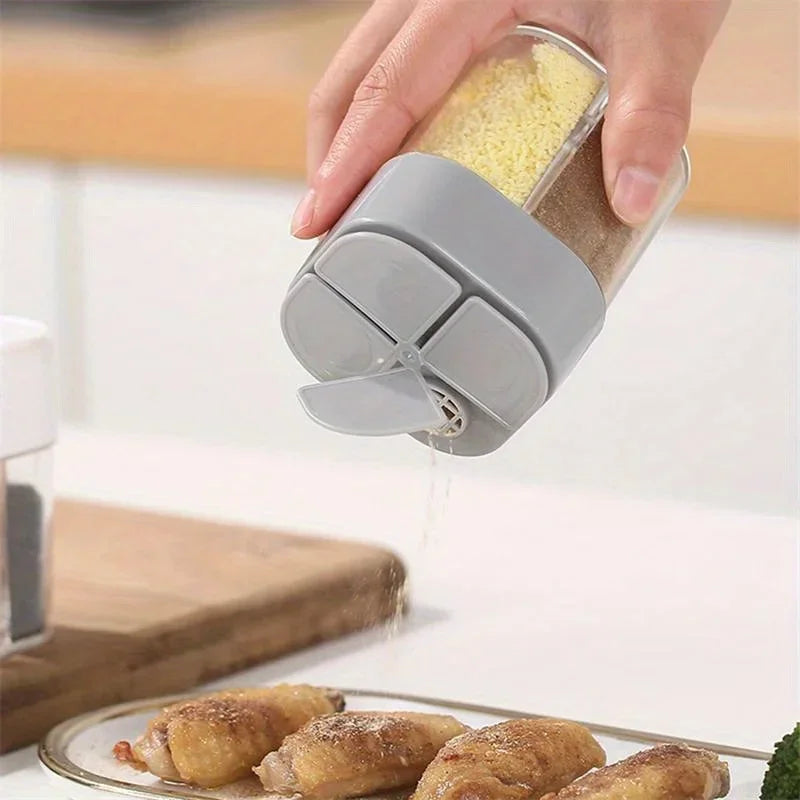Camping Hiking Seasoning Jar: Outdoor Cooking Grill BBQ Spice Dispenser - Kitchen Supplies & Accessories Qme