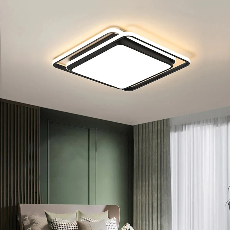 Modern LED Ceiling Light For Bedroom Living Dining Room Study Aisle Balcony Chandelier Indoor Home Decor Lighting Fixture Luster Qme