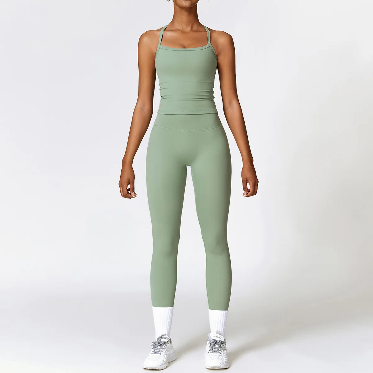 Yoga Suit Sports Gym Women Tracksuit Running Workout Clothes Long