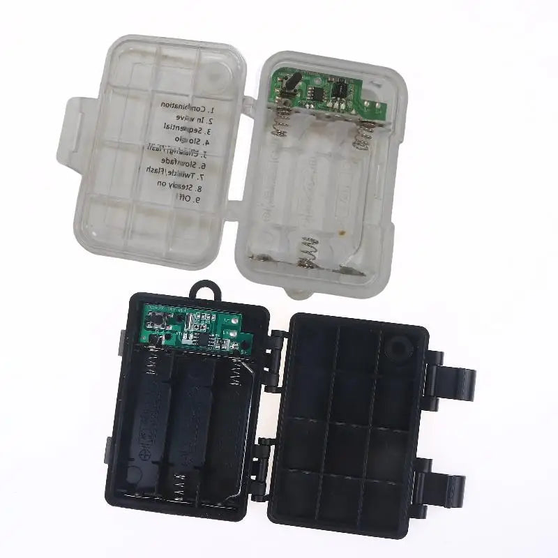 3-Slot AA Battery Holder 3V No 5 Water-resistant Box Timer Qme