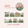 50mm*2m Landscape PET Tapes Aesthetic Stationery Stickers Masking Tape Collage Journaling Scrapbooking Supplies Planner Diary Qme A