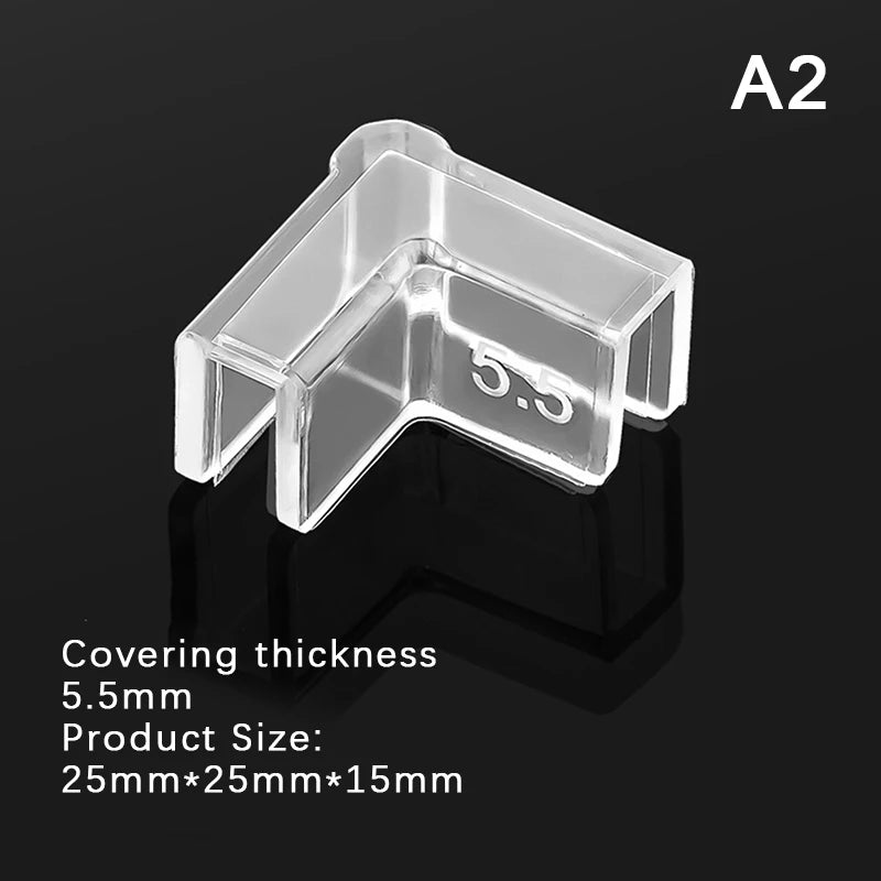 Adhesive Protective Cover Aquarium Accessories Silicone Transparent Qme 5.5mm