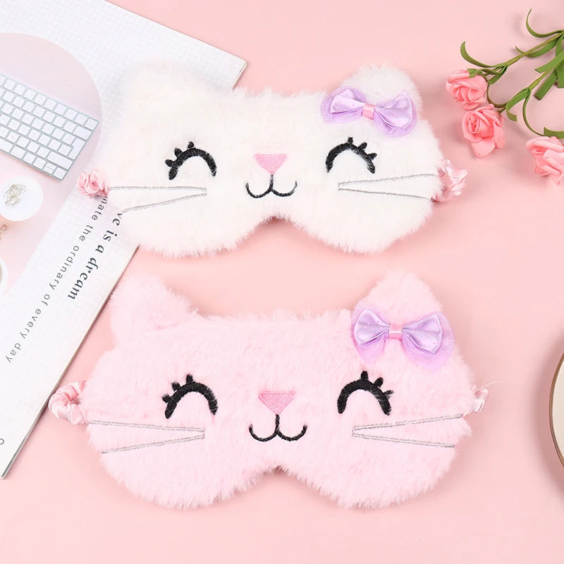 Sleep Mask Kids Lightweight Eye Cover Anime Cartoon Design Travel Rest Qme