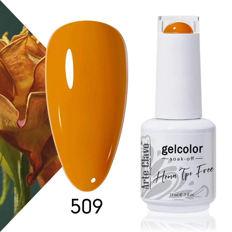 Arte Clavo Colourful Gel Nail Polish Art Varnishes Macaron Semi