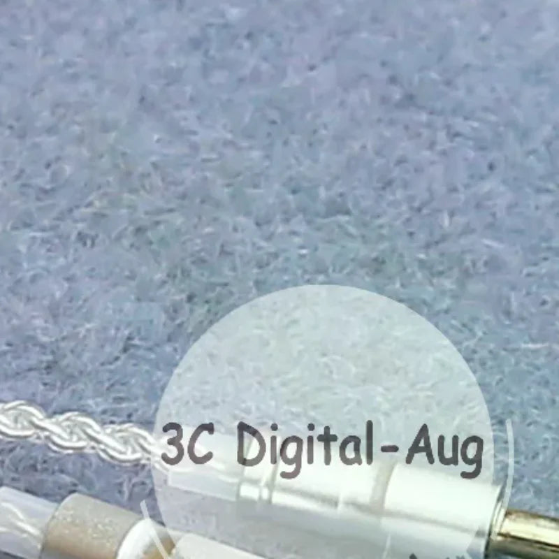 Hifi Earphone Upgrade Cable MMCX 1 2m Silver Plated Core IE200 IE300 Qme