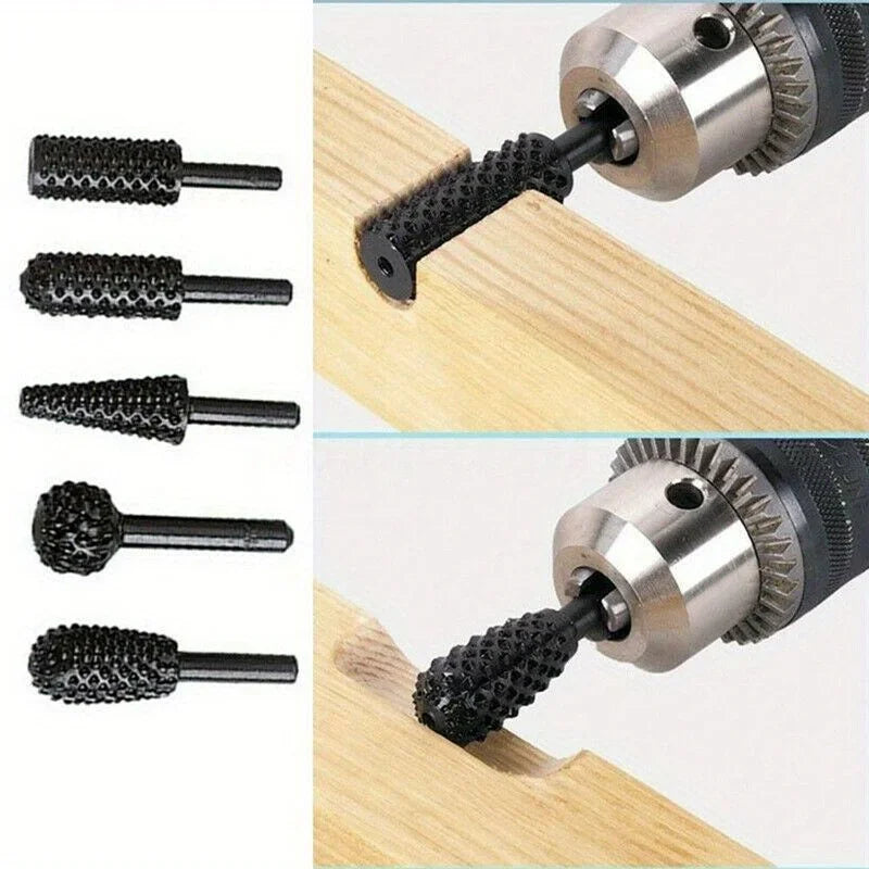 Metal Drills Bit Set, Bit For Electric Screwdriver Adapter, Multifunction Drill For Metal Cone For Wood Woodworking Tools Qme
