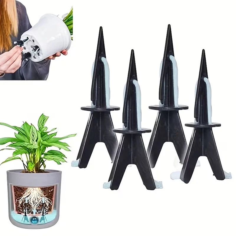 10 Sets Of Self-watering Columns Suitable For Indoor/outdoor Plants - Adjustable Slow-release Irrigation Posts Qme