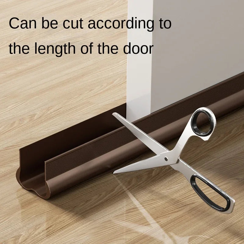 PVC Adjustable Door Bottom Seal Strip Weather Under Draft Stopper Qme