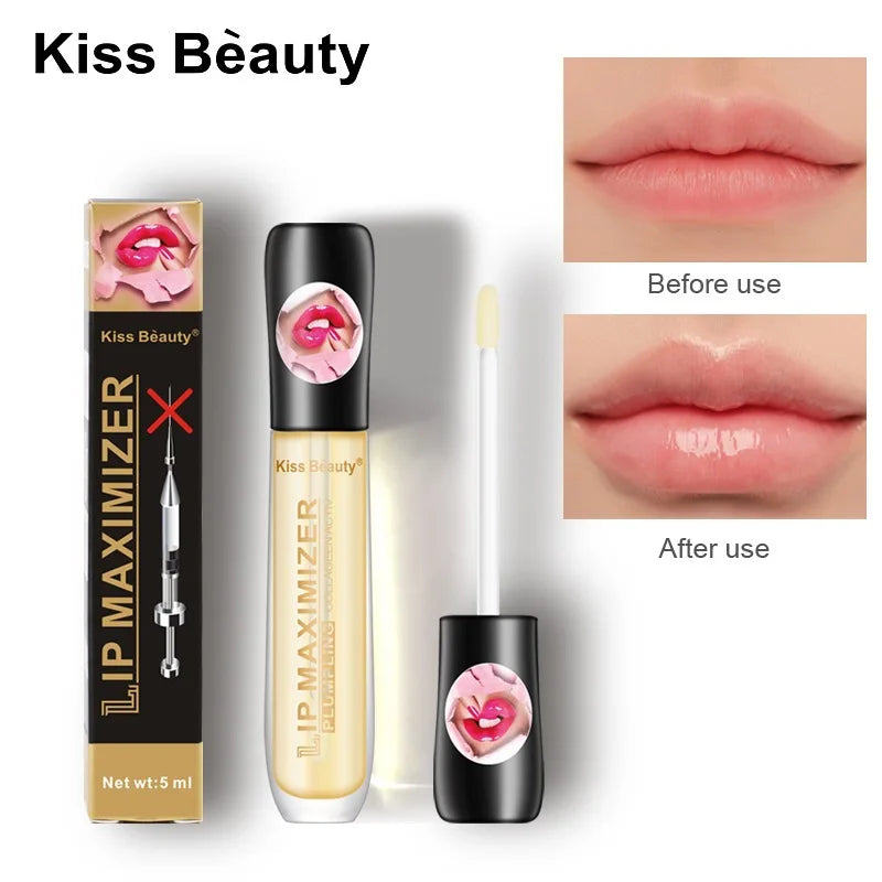 Fast Volumising Lip Plumper Serum Sexy Lip Oil Gloss Increase Lip Elasticity Reduce Fine Lines Brighten Moisturizing Lip Care Qme