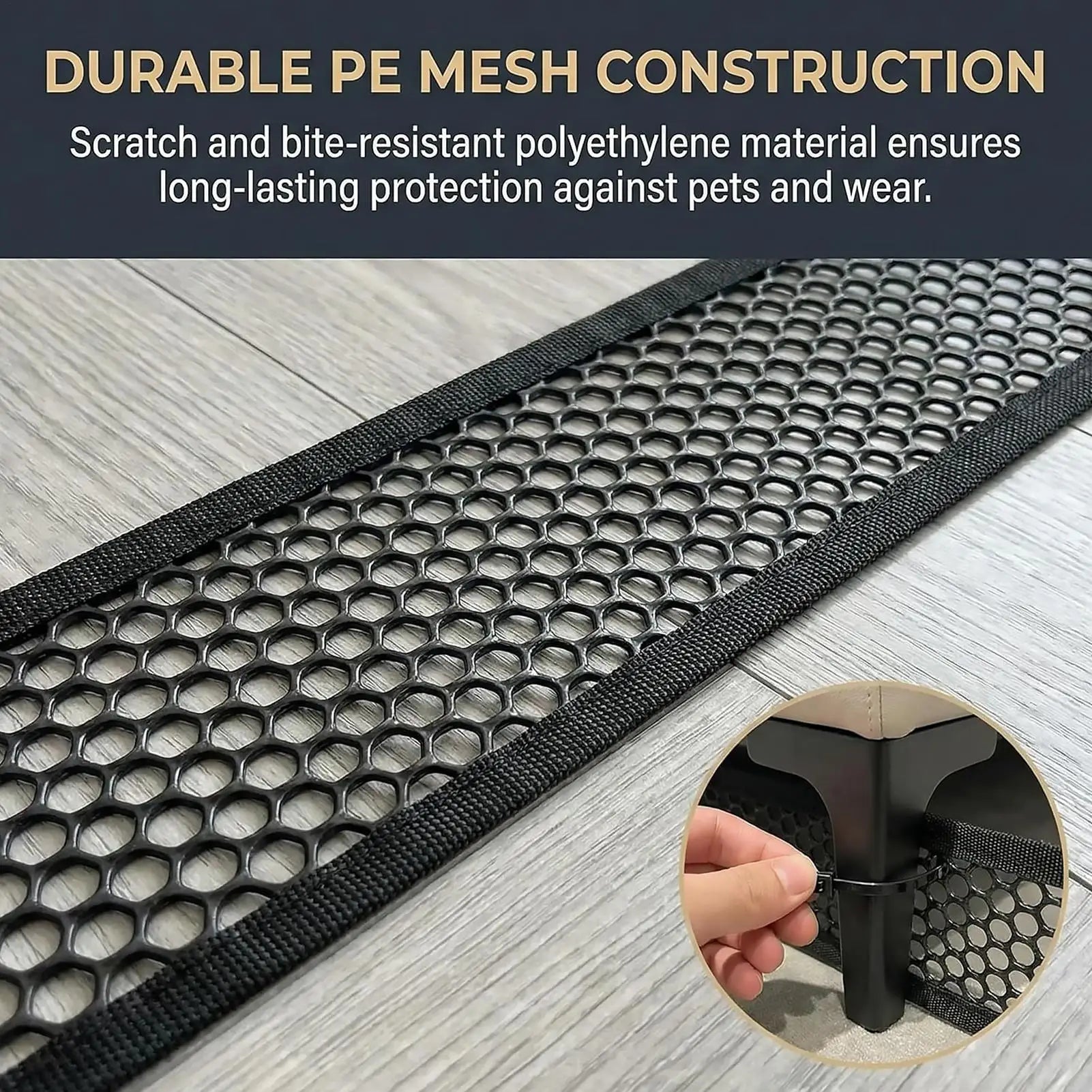 Under Sofa Blocker Cuttable Furniture Bottom Barrier Under Couch Kids & Pets Toy Blocker for Bed Fridge Cabinet Home Playroom Qme