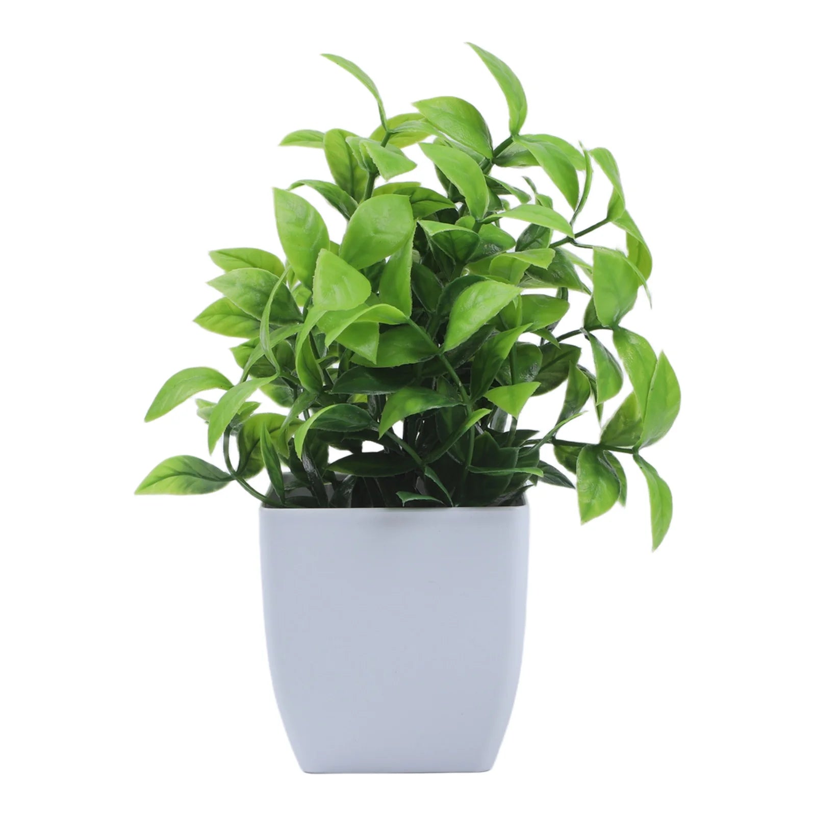 1 Pc Artificial Bonsai Green Fake Plant Simulation Small Potted Lavender Eucalyptus Green Plant Home Office Table Decor Qme C