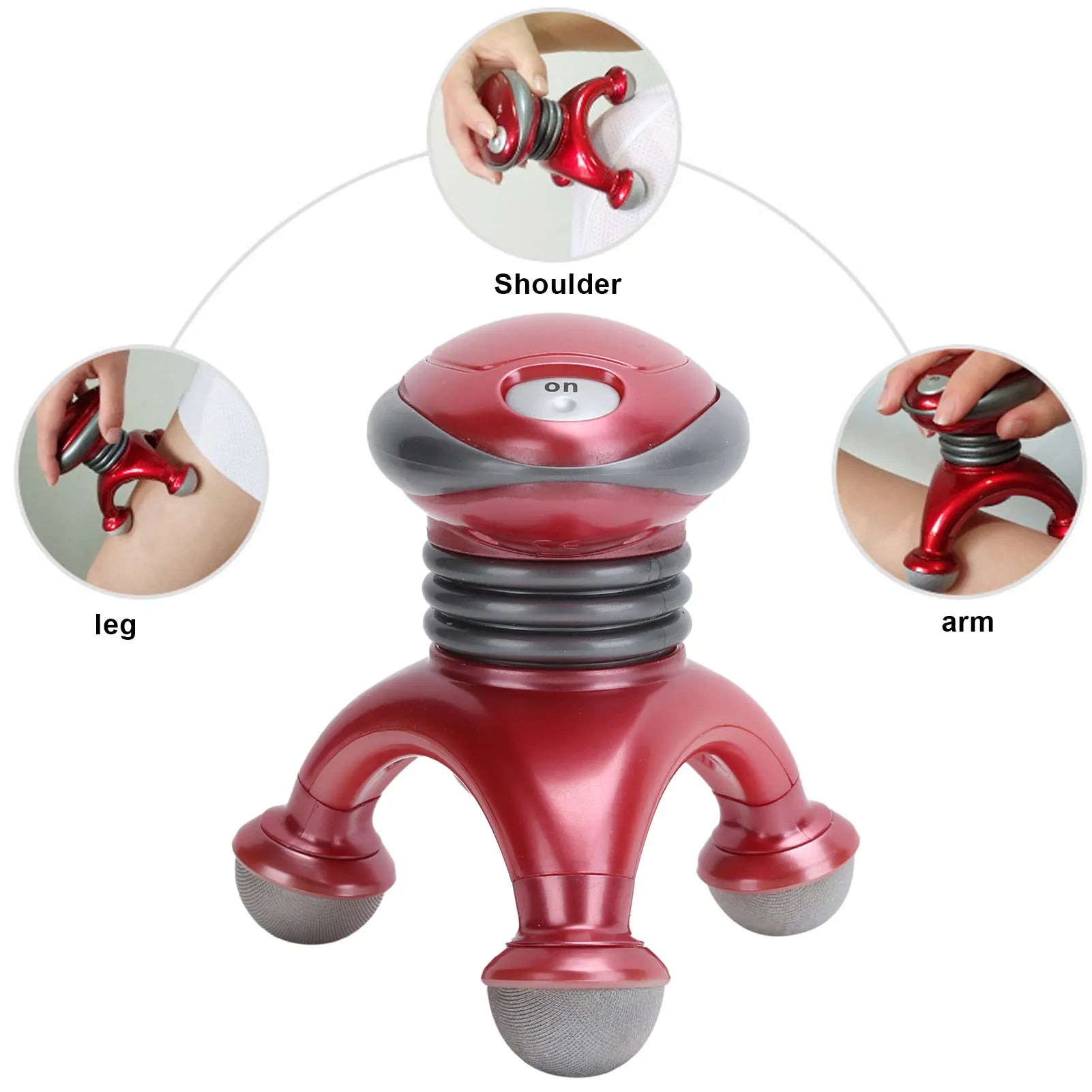 Battery Powered Massager Electric Handled Massager Relaxation Portable Battery Powered Whole Body Massager Electric Massager Qme