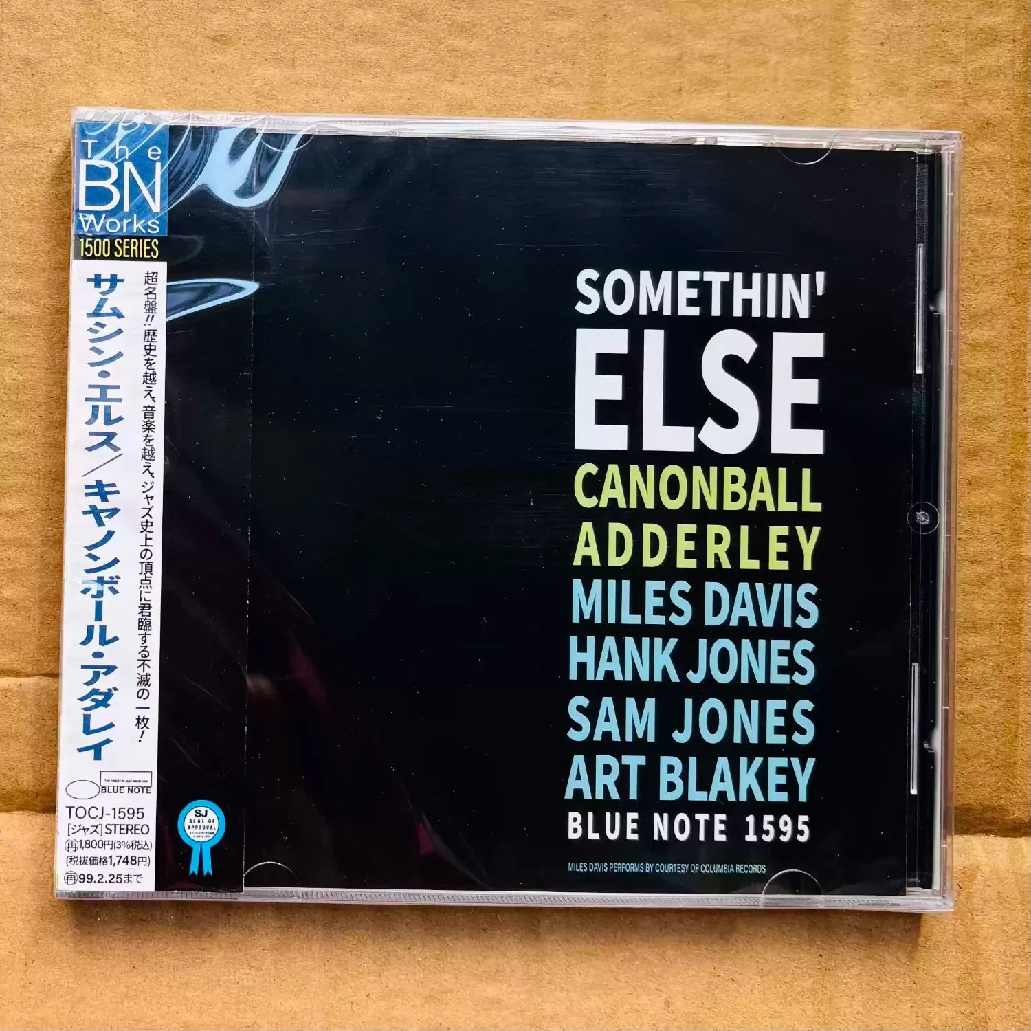 Jazz Classic "Somethin' Else" Japanese Edition, Iconic Blue Note Series Jazz Album, Ideal for Jazz Collectors Qme Somethin Else