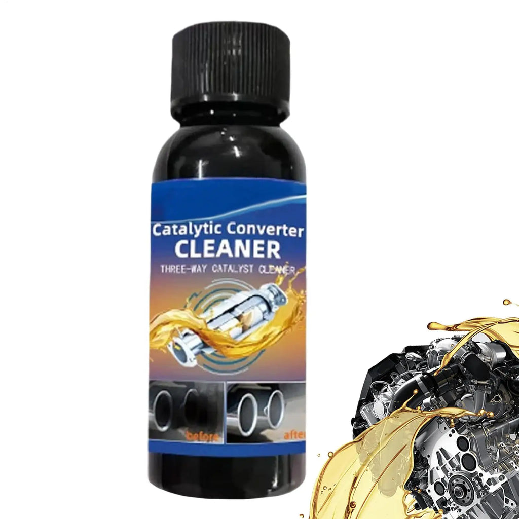 1pcs Catalytic Converter Cleaner Carbon Catalytic Converter Cleaner Engine Protection Agent For SUV Car Sedan Truck Pickup Qme