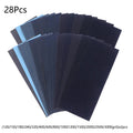 12 24 Wood Sanding Metal Plastic Polishing Sandpaper Wet Dry Paper Qme 28pcs