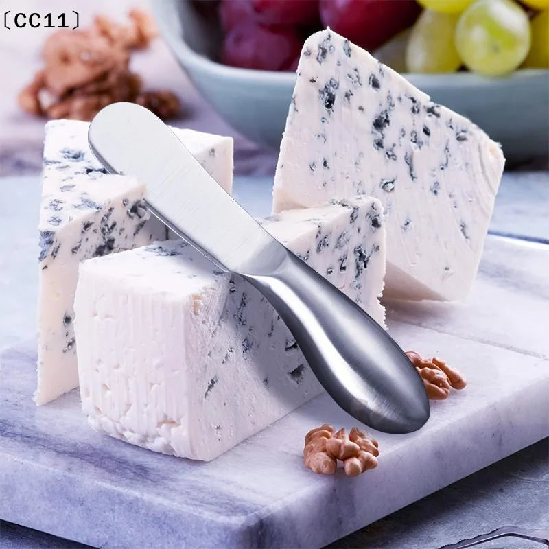 Stainless Steel Butter Cutter Cheese Jam Spreaders Cream Utensil Qme