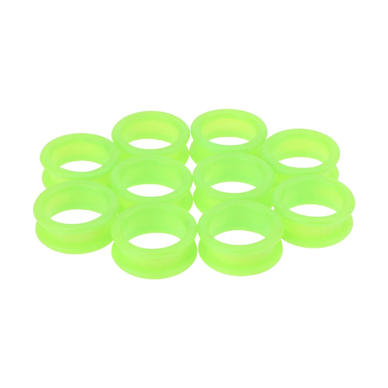 Professional Barber Hair Shears Scissors Finger Rings Grips Inserts Qme Green