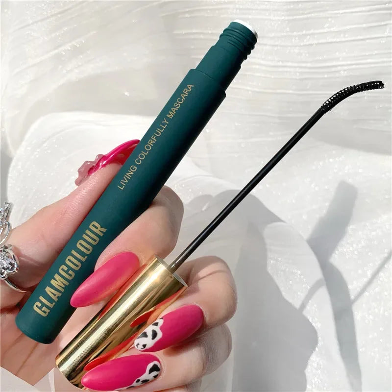 Magic Color Mascara Curl Eyelash Extension Thick Curling No Smudging Waterproof Lengthening Long Lasting Eyelash Makeup Tool Qme A-Black01