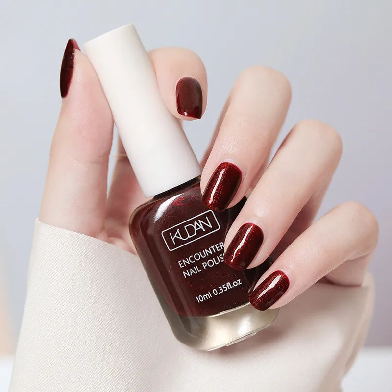 Water-based Nail Polish Long Lasting Tearable Quick Dry No Bake