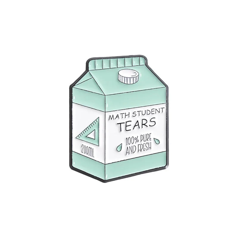 Nursing Chemistry Math CS Enamel Pins Business Student Tears Container Brooches Backpack Decoration Lapel Badge Jewelry Gifts Qme style 3