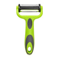 4-in-1 Vegetable Peeler for Peeling, Slicing, and Chopping Vegetables, with Rotating Stainless Steel Blades Qme Y-shaped peeler 1pc