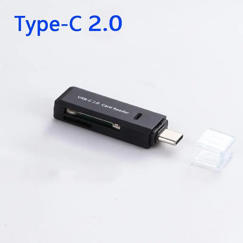 2-in-1 Multi Functional C 3 0 Card Reader TF Memory USB Flash Drive Qme A3