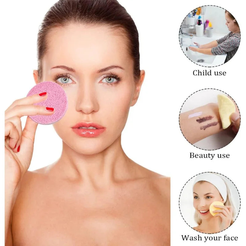5 Compressed Facial Sponge Estheticians Face Sponges Cleansing Qme