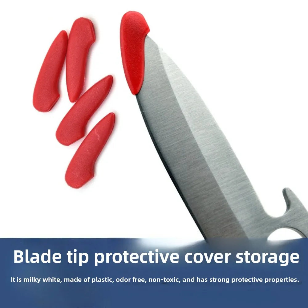 50/100pcs Kitchen Knives Tip Cover Extended Knife Point Protector Plastic Clear Protective Cover Knives Tips Guard Case Qme