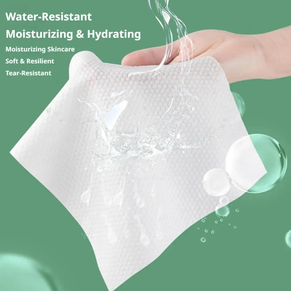 Soft Cotton Disposable Face Towel Thicken Facial Towelettes Dry Wipes Qme