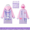 Kuromi EVA Student Raincoat Heavyweight Loose-fitting, Lightweight, Stylish, Hooded, Quick-Dry Raincoat Qme 1 M Height 110-120