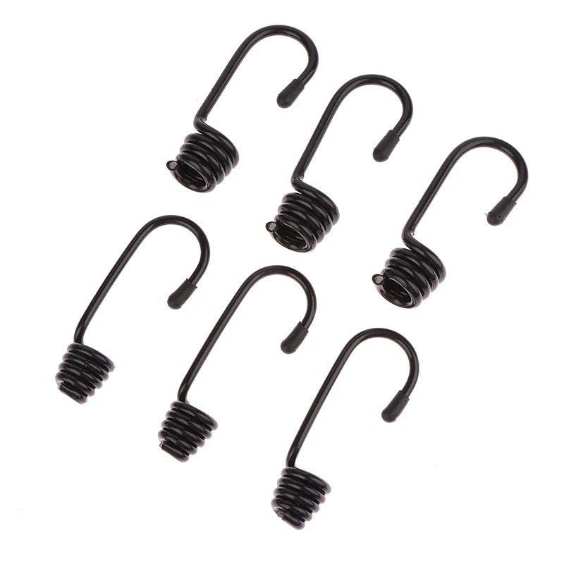 Spiral Hooks Tensioner Marine Shock Cord Bungee Elastic Rope Luggage Qme