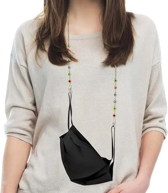 1/2pcs Ladies' Eyeglass Chain, Sunglasses Hanging Chain, Beaded Eyeglass Chain, Fashionable Eyeglass Chain Qme
