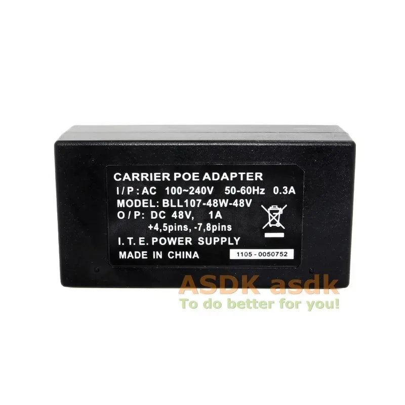 1PCS Outdoor CPE/AP Power Supply POE Adapter Standard POE Gigabit AP/CPE Power Module Qme