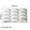 12 Cells Banana Design Food Grade Silicone Cake Molds Fruit Mousse Qme A1